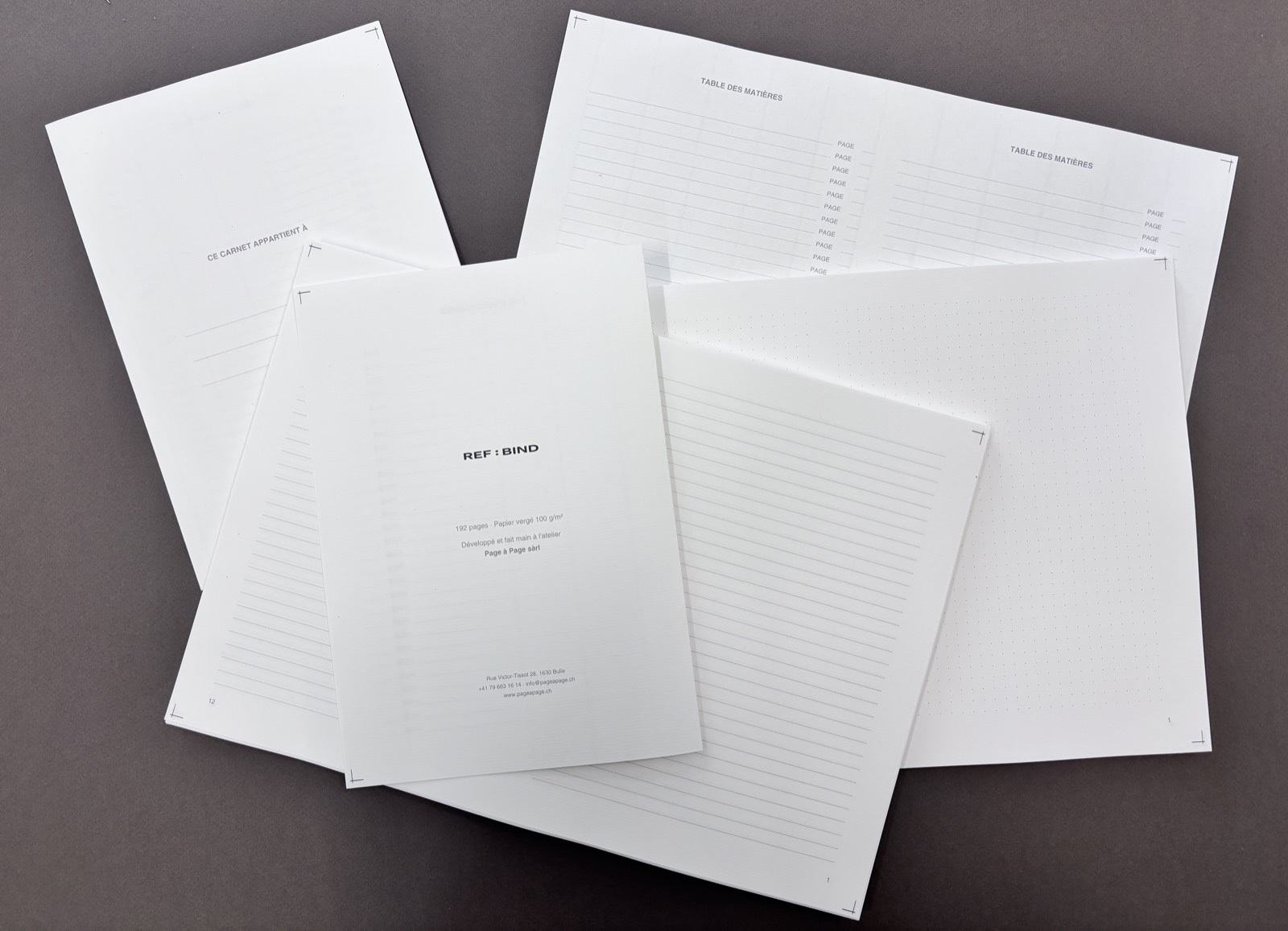 Papiers et couvertures de qualité pour la reliure artisanale