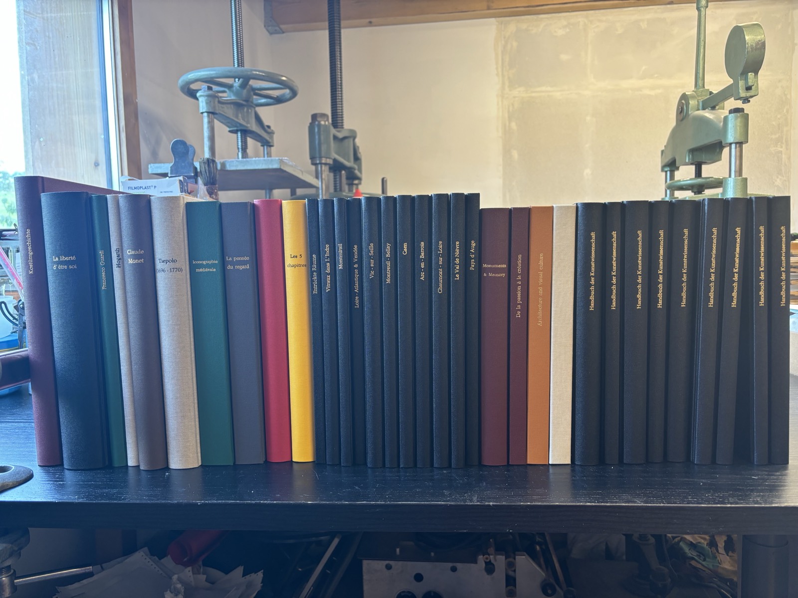 Série de carnets coordonnés – reliure administrative – Page à Page